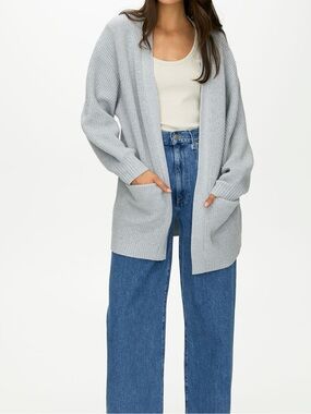 ARITZIA Wilfred Light Gray unwind Cardigan - 64631